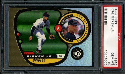 1998 UD3 #245 Cal Ripken ER PSA 10 #16361005