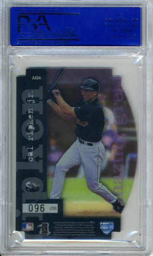1998 Upper Deck Amazing Greats Die Cuts #AG8 Cal Ripken Jr. PSA 10 #30980339 - Back