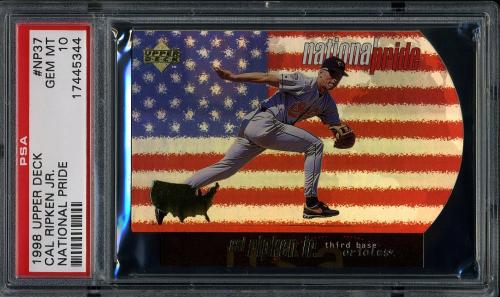 1998 Upper Deck National Pride #NP37 Cal Ripken PSA 10 #17445344