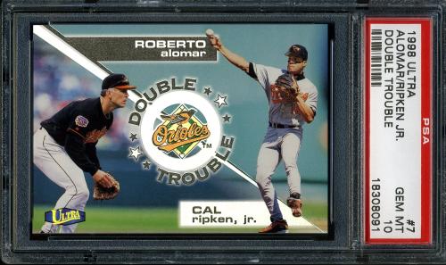 1998 Ultra Double Trouble #7 C.Ripken/R.Alomar PSA 10 #18308091
