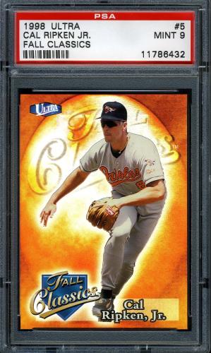 1998 Ultra Fall Classics #5 Cal Ripken PSA 9 #11786432