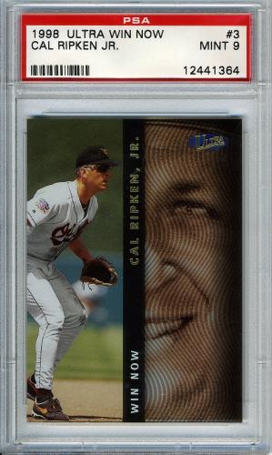 1998 Ultra Win Now #3 Cal Ripken PSA 9 #12441364
