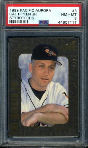 1999 Aurora Styrotechs #3 Cal Ripken PSA 8 #44907117