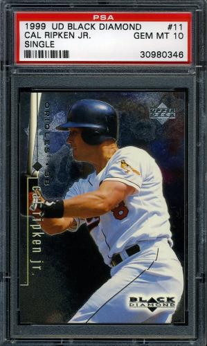 1999 Black Diamond #11 Cal Ripken PSA 10 #30980346