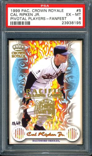 1999 Crown Royale Pivotal Players FanFest #5 Cal Ripken PSA 6 #23938195