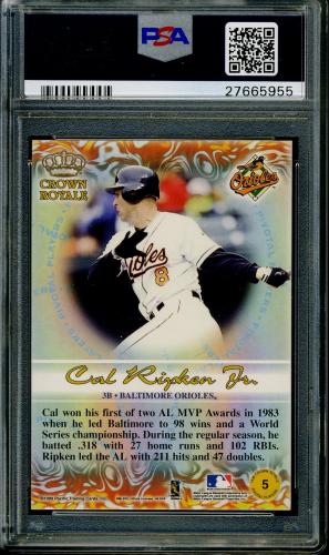 1999 Crown Royale Pivotal Players National #5 Cal Ripken PSA 10 #27665955 - Back