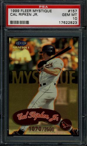 1999 Fleer Mystique #157 Cal Ripken STAR PSA 10 #17622823