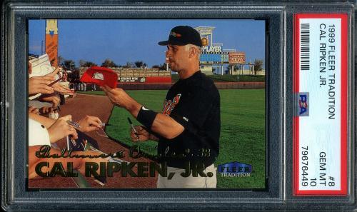 1999 Fleer Tradition #008 Cal Ripken PSA 10 #79676449