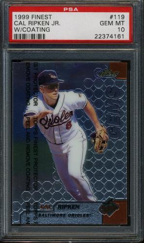 1999 Finest #119 Cal Ripken GEM PSA 10 #22374161