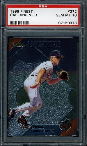 1999 Finest No Coating #272 Cal Ripken GM PSA 10 #07150973