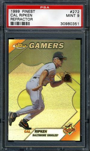 1999 Finest Refractors - No Coating #272 Cal Ripken GM PSA 9 #30980351