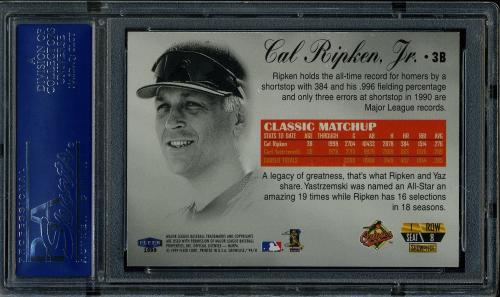 1999 Flair Showcase Row 1 #8 Cal Ripken PSA 10 #18902944 - Back