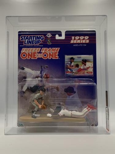 1999 Kenner Starting Lineup Freeze Frame One on One Ripken vs. Lofton AFA 85+ #12043062