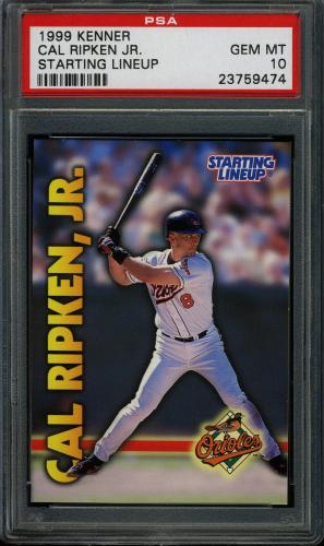 1999 Kenner Starting Lineup Cards #31 Cal Ripken Jr. PSA 10 #23759474