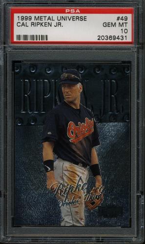 1999 Metal Universe #049 Cal Ripken PSA 10 #20369431