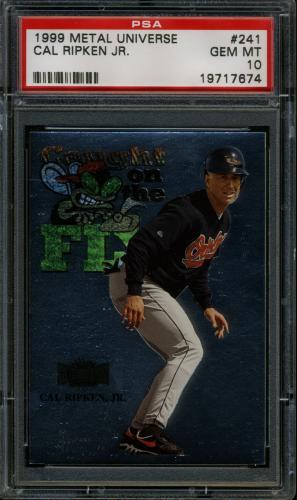 1999 Metal Universe #241 Cal Ripken FLY PSA 10 #19717674
