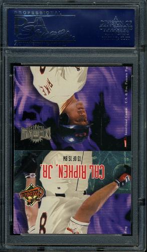 1999 Metal Universe Boyz With The Wood #13 Cal Ripken PSA 10 #19773183 - Back