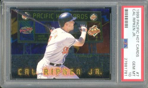 1999 Pacific Hot Cards #7 Cal Ripken PSA 10 #27881781