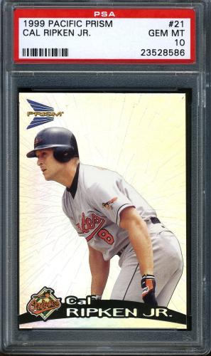 1999 Pacific Prism #21 Cal Ripken PSA 10 #23528586
