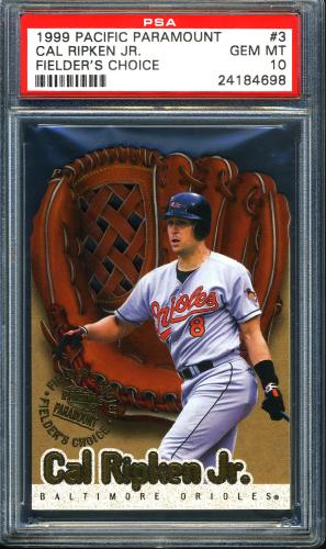 1999 Paramount Fielder's Choice #3 Cal Ripken PSA 10 #24184698