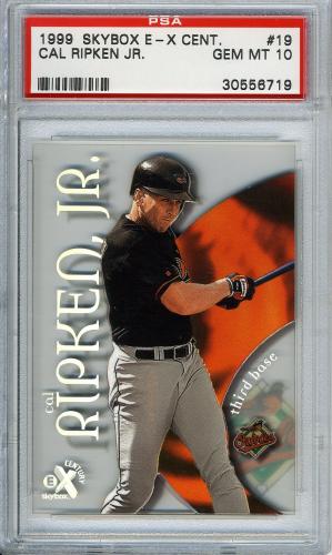 1999 E-X Century #19 Cal Ripken PSA 10 #30556719