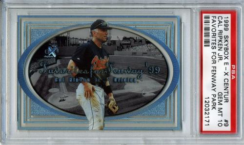 1999 E-X Century Favorites for Fenway '99 #9 Cal Ripken PSA 10 #12032171