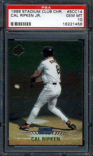 1999 Stadium Club Chrome #SCC14 Cal Ripken PSA 10 #16221458