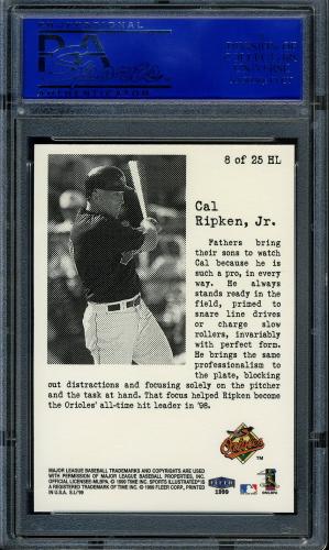 1999 Sports Illustrated Headliners #8 Cal Ripken PSA 10 #30980365 - Back