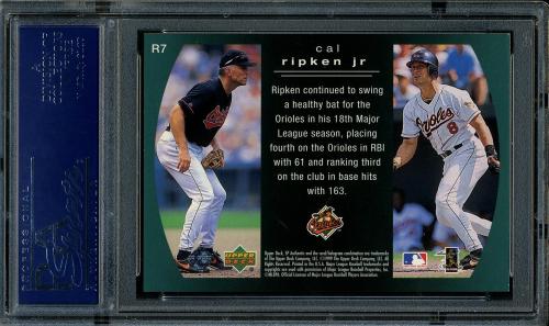 1999 SP Authentic Reflections #R7 Cal Ripken PSA 10 #19436836 - Back