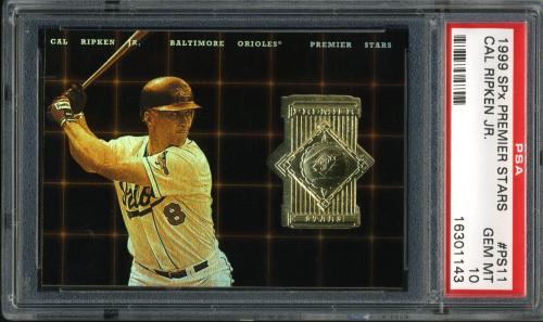 1999 SPx Premier Stars #PS11 Cal Ripken PSA 10 #16301143