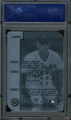 1999 Skybox Molten Metal Xplosion - 20th National #132 Cal Ripken SN PSA 10 #30264429 - Back