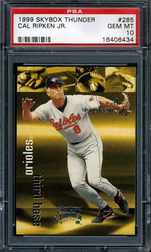 1999 Skybox Thunder #285 Cal Ripken PSA 10 #16406434
