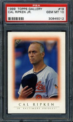 1999 Topps Gallery #019 Cal Ripken PSA 10 #30845012