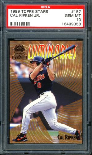 1999 Topps Stars #157 Cal Ripken LUM PSA 10 #16499358