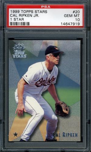 1999 Topps Stars One Star #20 Cal Ripken PSA 10 #14647919