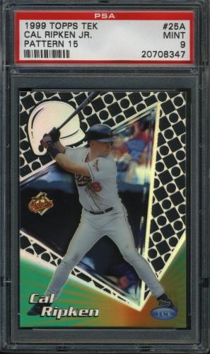 1999 Topps Tek #25A-15 Cal Ripken PSA 9 #20708347