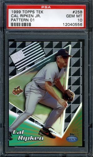 1999 Topps Tek #25B-01 Cal Ripken Away PSA 10 #12040556