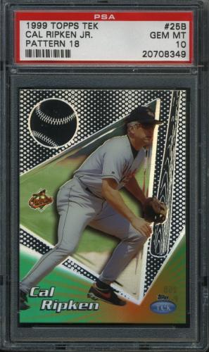 1999 Topps Tek #25B-18 Cal Ripken Away PSA 10 #20708349