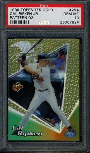 1999 Topps Tek Gold #25A-02 Cal Ripken PSA 10 #25067824