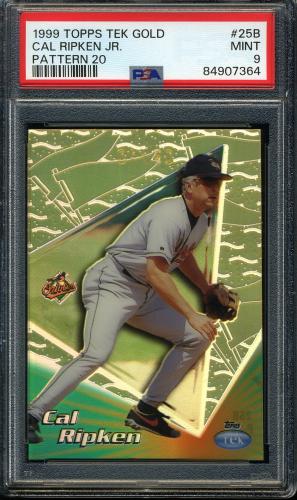 1999 Topps Tek Gold #25B-20 Cal Ripken Away PSA 9 #84907364