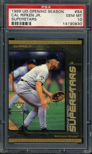 1999 UD Choice Superstars #S4 Cal Ripken Jr PSA 10 #14190830