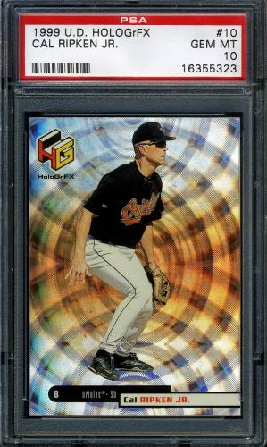 1999 Upper Deck HoloGrFX #10 Cal Ripken PSA 10 #16355323