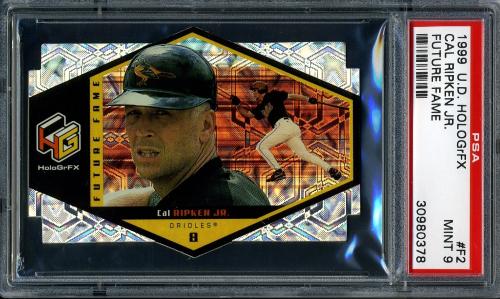 1999 Upper Deck HoloGrFX Future Fame #F2 Cal Ripken PSA 9 #30980378