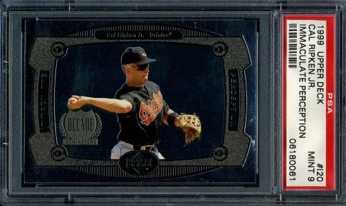 1999 Upper Deck Immaculate Perception #I20 Cal Ripken PSA 9 #06180061