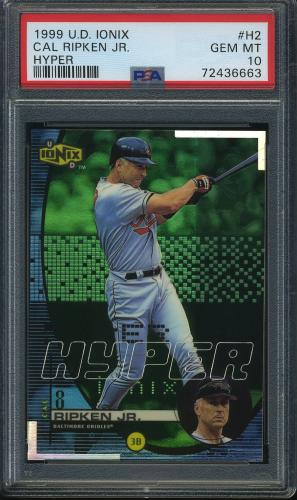 1999 UD Ionix Hyper #H2 Cal Ripken PSA 10 #72436663