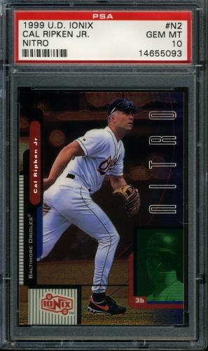 1999 UD Ionix Nitro #N2 Cal Ripken PSA 10 #14655093