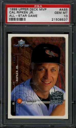 1999 Upper Deck MVP All-Star Game #AS5 Cal Ripken, Jr. PSA 10 #21508537