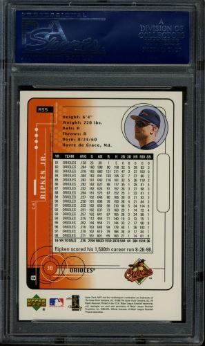 1999 Upper Deck MVP All-Star Game #AS5 Cal Ripken, Jr. PSA 10 #21508537 - Back