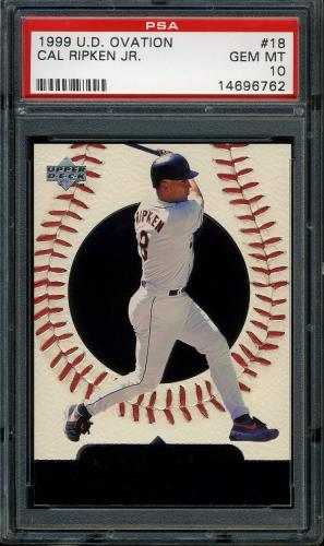 1999 Upper Deck Ovation #18 Cal Ripken PSA 10 #14696762