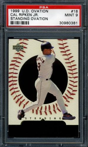 1999 Upper Deck Ovation Standing Ovation #18 Cal Ripken PSA 9 #30980381